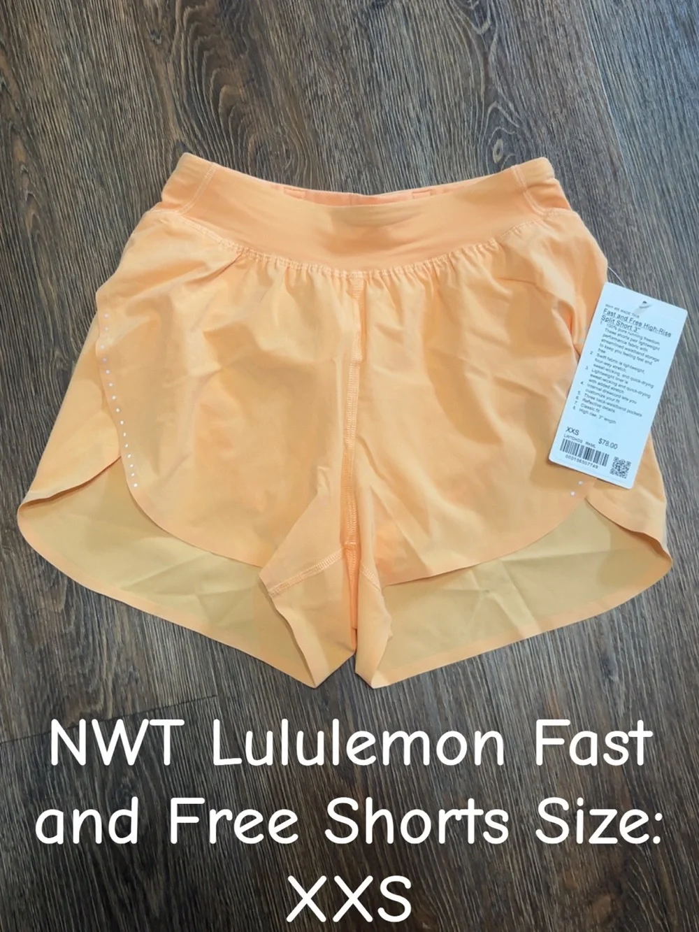 lululemon athletica Fast and Free Shorts - Peach